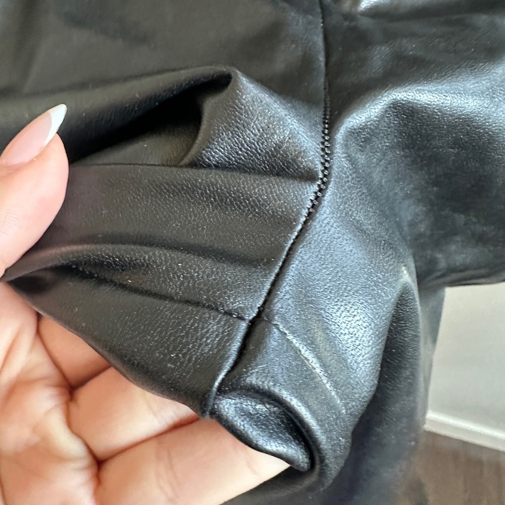 Aritzia Wilfred free high rise faux leather leggings | size small - Picture 2 of 4